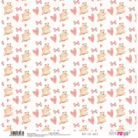 Papers For You Baby Girl World Canvas Scrap Pack (8pcs) (PFY-3472)